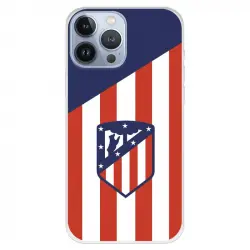 Funda Para Iphone 13 Pro Max Del Atleti Escudo Fondo Atletico - Licencia Oficial Atlético De Madrid