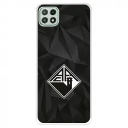 Funda Para Samsung Galaxy A22 5g Del Académica De Coimbra Escudo Fondo Negro - Licencia Oficial Académica De Coimbra
