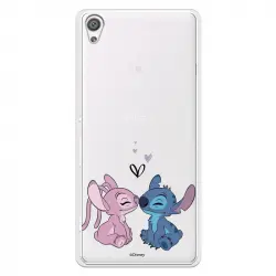 Funda Para Sony Xperia Xa Oficial De Disney Angel & Stitch Beso - Lilo & Stitch