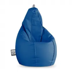Happers Puff Pera Polipiel Azul XXL