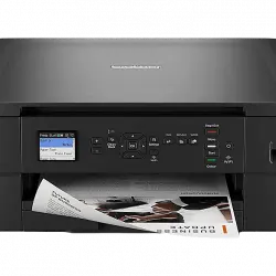 Impresora multifunción - Brother DCPJ1050DW, LCD, 128 MB, 1200 x 2400 ppp, 17 B/N, 9.5 ppm Color, Negro