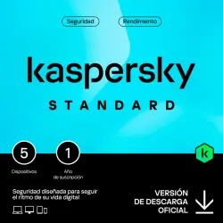 Kaspersky Standard 5 Dispositivos Licencia Digital 1 Año