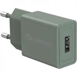 Nubbeh Bhoot Cargador de Pared USB-A 10W Verde