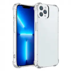 OcioDual Funda Antigolpes TPU Transparente Esquinas Reforzadas para iPhone 13 Pro