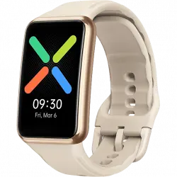 Smartwatch - OPPO Watch Free, AMOLED 1.64", 14 días, SpO2, Resistencia al agua, Cristal 2,5D / PC, Oro