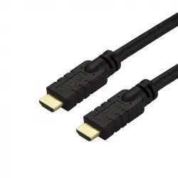 Startech Cable HDMI con Ethernet de Alta Velocidad Activo 4K CL2 para Instalación en Pared 15m