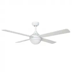 Sulion Baloo Ventilador de Techo con Luz Aspas Reversibles 53W Blanco/Wengué