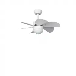 Techbrey Orion Ventilador de Techo 81cm con Luz LED Motor DC y Mando Blanco