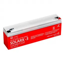 Xunzel - Batería SOLARX3 12 V 3 Ah.