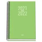 Agenda escolar Sigma 2021-2022 Dohe A5 semana vista verde