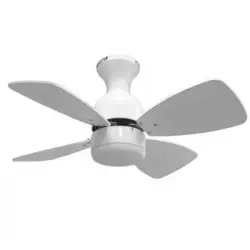 Akunadecor - Ventilador De Techo Metal Blanco Fresco