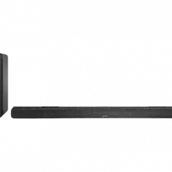 Barra de sonido - Denon DHT-S517, Subwoofer inalámbrico, Bluetooth, Dolby Atmos 3.1.2, Negro