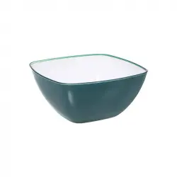 Bol cuadrado 14cm azúl petroleo