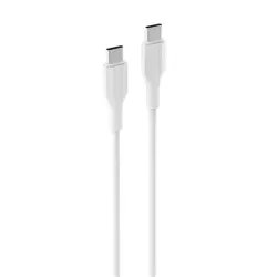 Cable Accsup USB-C vs USB-C 2m Blanco