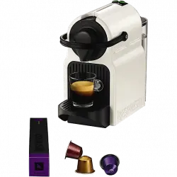 Cafetera de cápsulas - Nespresso® Krups INISSIA XN1001, Presión 19 bares, Potencia 1260 W, Blanco