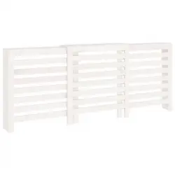 Cubierta De Radiador Madera Maciza De Pino Blanco 210x21x85 Cm Vidaxl