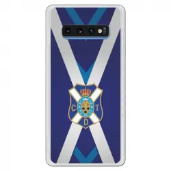 Funda Oficial Club Deportivo Tenerife Escudo 2 Equipación Para Samsung Galaxy S10 Plus