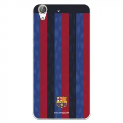 Funda Para Huawei Y6 Ii Del Fc Barcelona Fondo Rayas Verticales - Licencia Oficial Fc Barcelona
