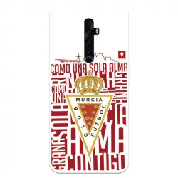 Funda Para Oppo Reno2 Z Del Real Murcia Escudo Fondo Blanco - Licencia Oficial Real Murcia