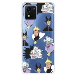Funda Para Vivo Y01 Oficial De Disney Villanas Patrón - Villanas Disney
