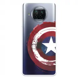 Funda Para Xiaomi Mi 10t Lite Oficial De Marvel Capitán América Escudo Transparente - Marvel