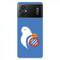 Funda Para Xiaomi Poco M5 Del Rcd Espanyol Escudo Perico - Licencia Oficial Rcd Espanyol