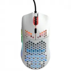 Glorious PC Gaming Race Model O Ratón Gaming 12000 DPI Blanco Brillante