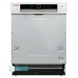 Lavavajillas Semi-integrable Evvo Dsi.4/ 14 Cubiertos / Inox