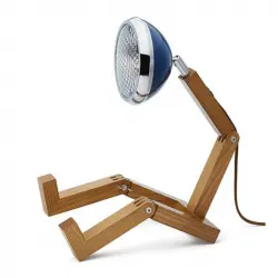 Piffany Mr. Wattson Lámpara de Mesa LED Azul Cobra