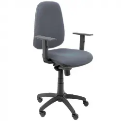 Piqueras y Crespo Tarancón Bali Silla Oficina con Brazos Regulables Gris Oscuro