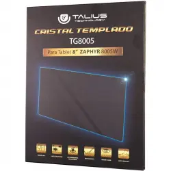 Talius TG8005 Protector Cristal Templado para Zaphyr 8005W/8004W 8"