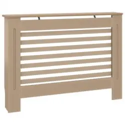 Cubierta Para Radiador Mdf 112x19x81 Cm Vidaxl