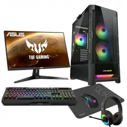 Epical-Q Pack Gplus61 Intel Core i7-12700F/32GB/1TB SSD/RTX4060Ti + Monitor 24" 165Hz + Combo Gaming