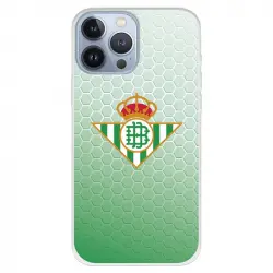 Funda Para Iphone 13 Pro Max Del Betis Escudo Fondo Degradado - Licencia Oficial Real Betis Balompié