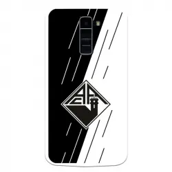 Funda Para Lg K10 4g Del Académica De Coimbra Escudo Bicolor - Licencia Oficial Académica De Coimbra