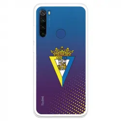 Funda Para Xiaomi Redmi Note 8t Del Cádiz Escudo Transparente - Licencia Oficial Cádiz Cf