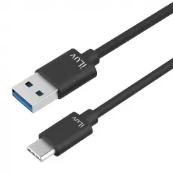 Iluv Cable USB 3.1 a USB-C Macho/Macho 90cm Negro