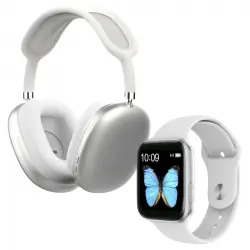 Klack Pack Smartwatch con Auriculares Bluetooth Blanco