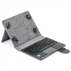 Maillon City Funda con Teclado Retroiluminado Bluetooth Negra para Tablet 9.7" a 10.2"