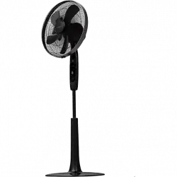 Ventilador de pie - Cecotec EnergySilence 1020 Extreme Connected, 6 velocidades, 60W, Control remoto, Negro