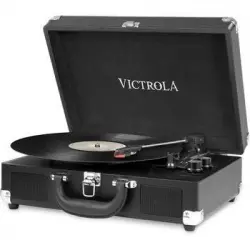 Victrola Journey: Tocadiscos Portátil Con Bluetooth, Altavoces Integrados Y Diseño Vintage