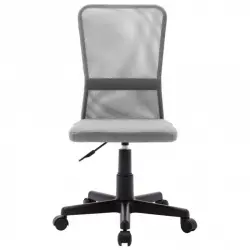 VidaXL Silla de Oficina Malla Gris