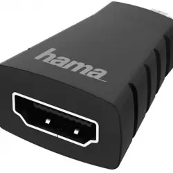 Adaptador - Hama 00200348, De HDMI a Micro HDMI, 4K, Ethernet, Negro