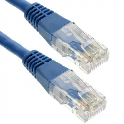 BeMatik Cable de Red UTP RJ45 24AWG Cat.6 10m Azul
