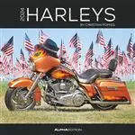 Calendario de pared 2024 mes visto 30x30 Harleys