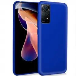Cool Funda Silicona Azul para Xiaomi Redmi Note 11 Pro/Note 11 Pro 5G