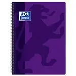 Cuaderno A4 Oxford Classic cuadrícula 4x4mm violeta
