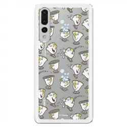 Funda Oficial Disney Chip Potts Siluetas Transparente Para Huawei P30