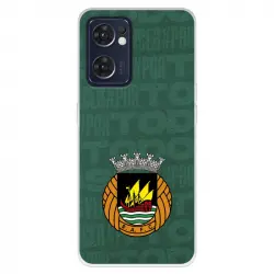 Funda Para Oppo Find X5 Lite Del Escudo Fondo Verde Licencia Oficial Rio Ave Fc