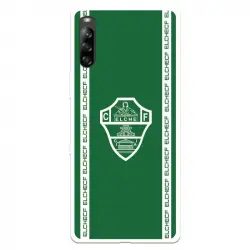 Funda Para Sony Xperia L4 Del Elche Cf Escudo Fondo Verde Escudo Fondo Verde - Licencia Oficial Elche Cf
